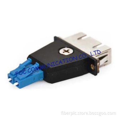 Hybrid LC - SC and LC to ST Fiber Optic Adapter For Telecom